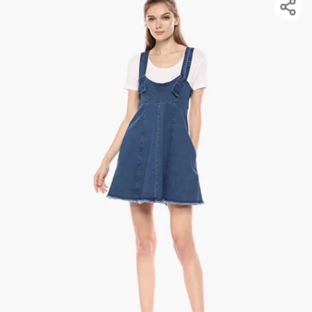 BCBG Generation Denim Overall Dress Size 2